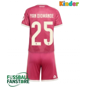 Real Madrid Yan Diomande #25 Replik 3rd trikot Kinder 2026-27 Kurzarm (+ Kurze Hosen)